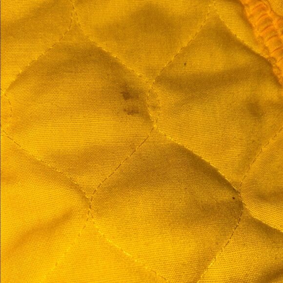 Vintage Yellow Quilted Apron - Picture 7 of 8